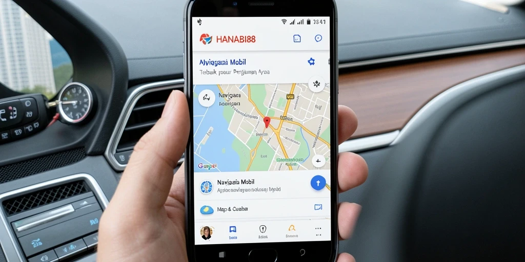 Tampilan antarmuka HANABI88 dengan fitur Navigasi Mobil yang intuitif.