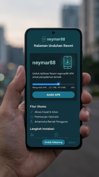 Tampilan halaman APK neymar88